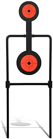 Highwild Double Spinner Shooting Targets - Auto Reset Steel Target - for Centerfire Handguns Up to .44 Magnum