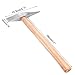 uxcell 10 Oz Welding Chipping Hammer Steel Tack Hammer Electrician's Hammer with Wooden Handle for Removing Repairing