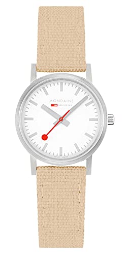 Mondaine Classic Womens Analogue Quartz Watch with Nylon Bracelet A658.30323.17SBK