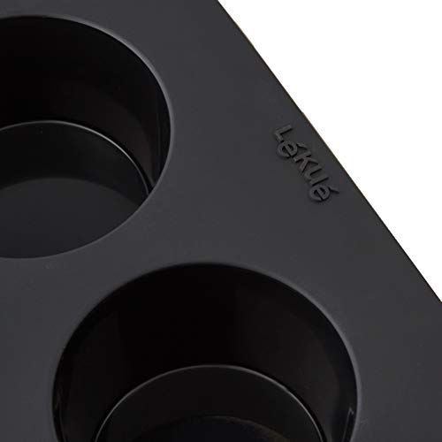 Lékué Moule muffins 6 cavités Silicone Platine