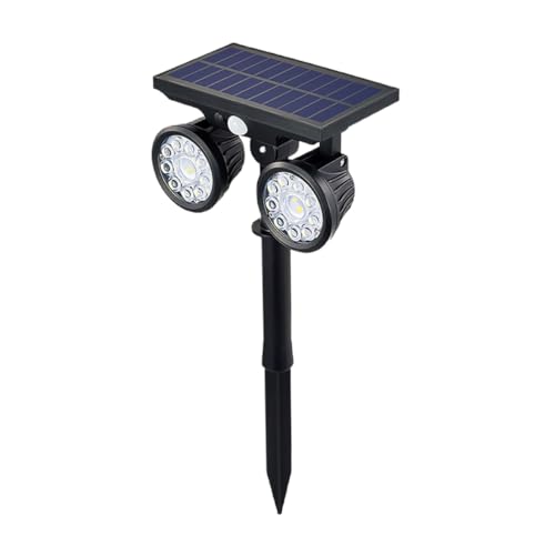 Lampe solaire étanche à détecteur de mouvement Lurrose LED blanc froid