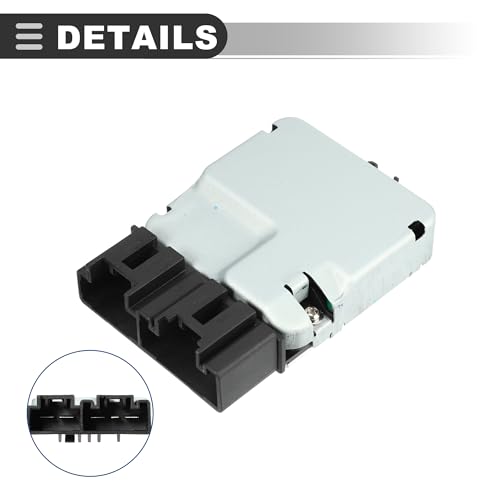 Image of Motoforti Car HVAC Blower Motor Resistor Heater, for Toyota Land Cruiser 1998-2007, Metal Plastic, NO. 8716522050, Black
