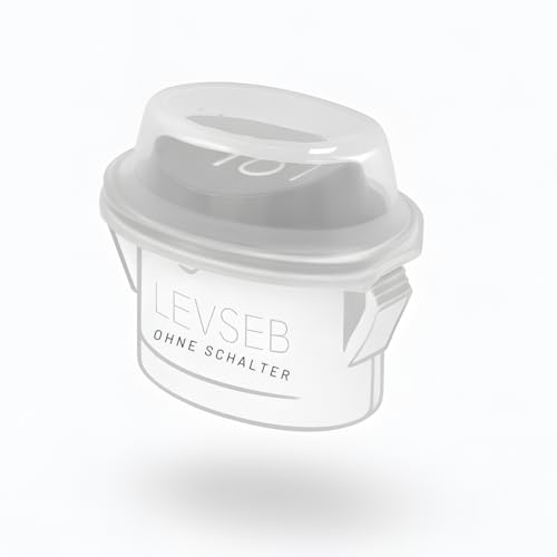 LEVSEB Tapa protectora IP65 para interruptor basculante ovalado, cubierta transparente para interruptor antipolvo y salpicaduras, apta para interruptores de 25 × 17 mm, interior y exterior