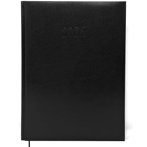 Terminkalender 2026 fast A4, Terminplaner mit Wochenübersicht 1 Woche 2 Seiten | Kalender 2026 Buchkalender A4