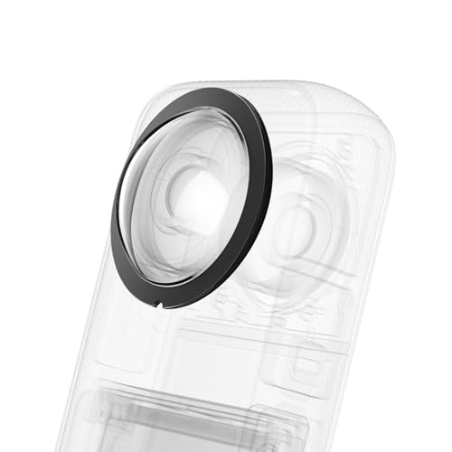 Image of CEUTA for Insta 360 x3 Lens Protector, Dual Lens Guards for Insta360 X3 Protective Case PC Protective Cover Sticky Lens Guards for Insta 360 x3 Accessories Waterproof