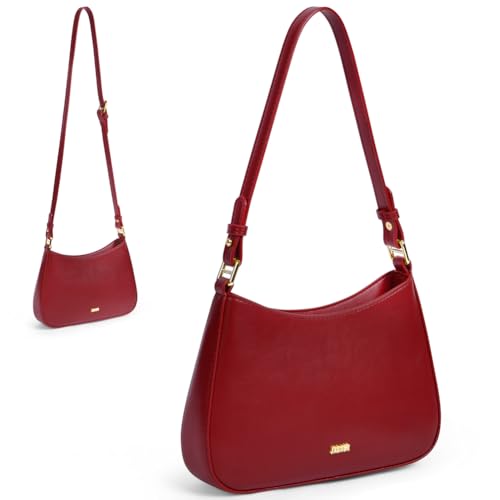 Aucuu Handtasche Damen, Umhängetasche Damen Klein Handtasche, Y2K Crossbody Bag, PU Leder Schultertasche, Mini Hobo Bag mit 2 Schultergurten für Dating Party Einkaufe, Bolso vintage