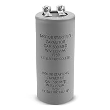 Motor Starting Capacitor 500MFD 500UF 125VAC HVAC 125V Capacitor CD60 500MFD