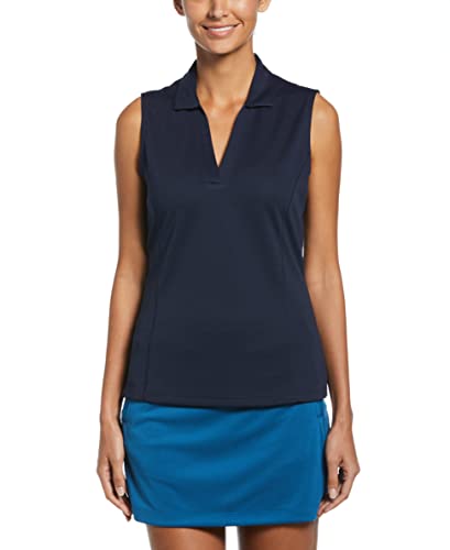 PGA TOUR Women's Airflux Sleeveless Golf Polo Shirt