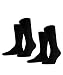 Produktbild FALKE Happy 2-Pack Herren Socken black (3000) 39-42 Baumwollstrumpf für jedes Outfit