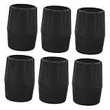 EXAOMBLE 6個 ギタースタンド用耐久性ラバーフットキャップ 滑り止め保護パッド ギターペダル対応 傷防止 軽量多用途交換用脚パッド