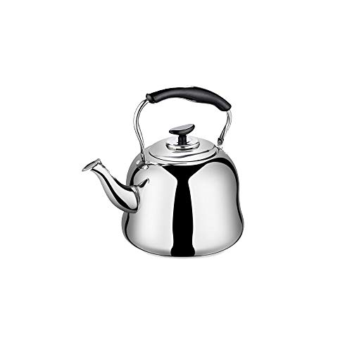 Teekessel, Teekessel aus Edelstahl mit Filter Wasserkocher Wasserkessel für Küche Outdoor Hotel Camping (2L)