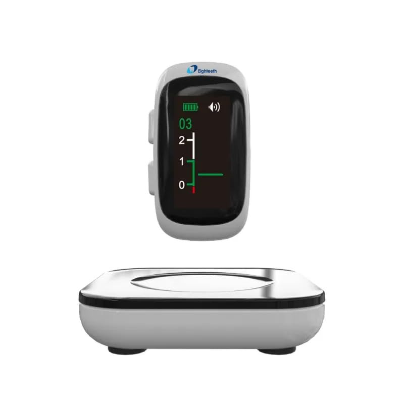 Eighteeth Airpex Dental Mini Apex Locator – 99.9% Accuracy | Wireless Charging | LED Display | Compact & Lightweight | Smart Auto Calibration | Endodontic Root Canal Length Measuring Device