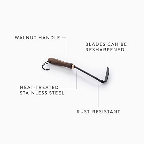 Barebones Japanese Weeding Hoe - Heat-Treated 2Cr13 Stainless Steel Blade #TOP4