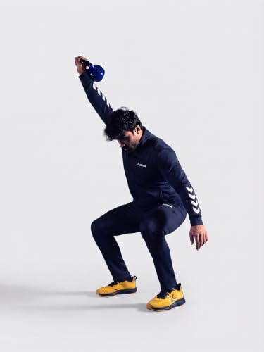 Image of hummel Promo Men's All weather Regular Fit Track Suit with Zipper and Pockets Comfortable Breathable Stretchable Soft Fabric For Everyday Use Ideal for Gym Training or Running Loungwear