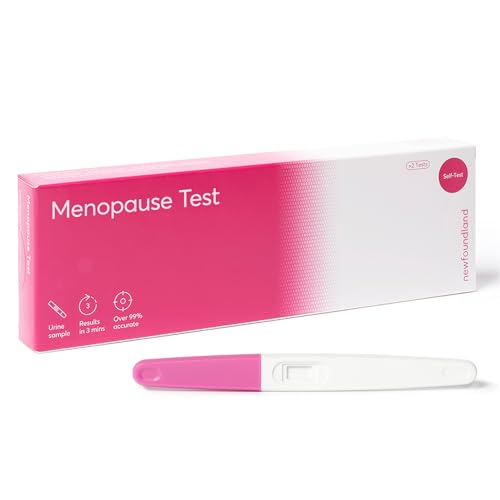Menopause Test Kit - 2 Tests - Simple FSH Test - Urine Sample with Results in Under 5 Minutes - at-Home Test - Menopause Self Test, Certified CE for Home Use