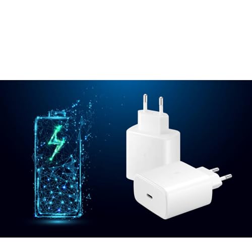 Image of Original 45w Adapter | Advanced Fast Charging Technology | Enhanced Safety Features for Protection | Compatible with Galaxy A14 5G M53 S20 FE Z Flip 4 Tab S7+ & More | (Adapter Only)