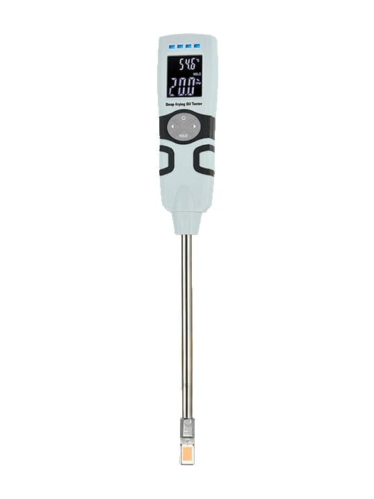 Testeur qualité Huile de Friture Électronique – Sonde numérique pH & %TPM + Indicateur LED Vert/Orange/Rouge – Contrôle rapide qualité huile (restauration,...