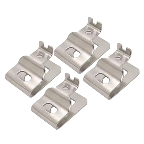 FONDOTIN 4個 電動工具用ベルトクリップフック 可能腰ベルトバックル コンパクト収納コードレスドリル対応 便利なキー ホルダー付き