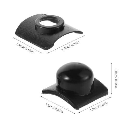 Tapas de interruptor para linterna LED de goma miniatura, pack de 50 unidades con junta de repuesto 2