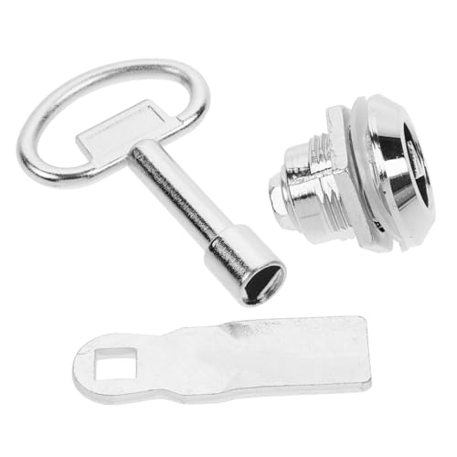 LIFKOME 鍵付き三角ロックキャビネット用配電盤扉錠 工業用電気キャビネット ロック 使いやすい三角キー付き 耐久性と信頼性を兼ね備えた