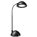 Lavish Home 72-L081-B, Black Desk Lamp Adjustable Gooseneck for Reading, Crafts, Writing-Modern Design Light for Bedroom, Home, Office, and Dorm, 5?x 5? x21