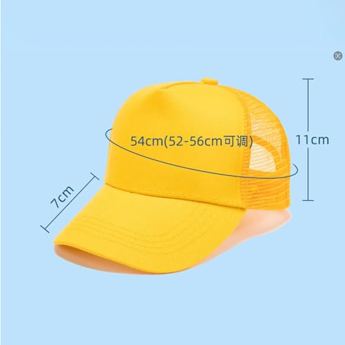 Toddler Baseball Cap with Mesh Little Boys Girls Sun Hat Kids Summer Solid Color Basic Sunhat Class Team Hats2
