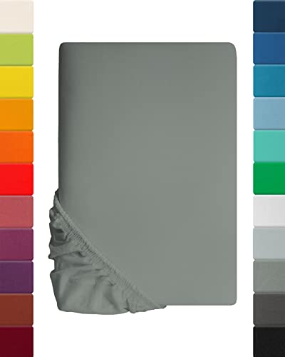 Lavea Maya Sábana Bajera Ajustable 180 x 200 cm, Gris