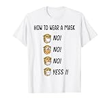 Women & Men Joe Biden Donald Trump Face Mask Vote
