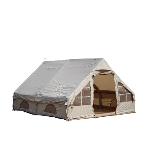 Tentspaces - Air-Inflatable Camping Tents | Luxury Glamping Tent | Lightweight & Sturdy | Quick Setup | Includes Air Pump, Stakes, Ropes, & Repair Kit | 6 Person (Rhonda 4350)