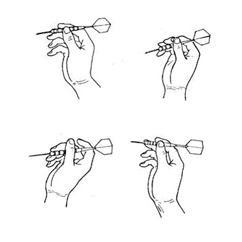 YARNOW 100pcs Rod Round Pad Anti-Slip Rubber Washers for Aluminum Rods Black O-Ring Set for Professional Use Suitable for Darts and Other Applications