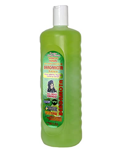 (2Pack) Del Indio Papago Bergamot Shampoo 1.1 Lt / 37.1 Fl Oz - Provides Hydration To Hair - Hair Growth #TOP4