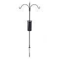 Birds Choice 2 Arm Topper Bird Feeder Pole Set with Squirrel Baffle