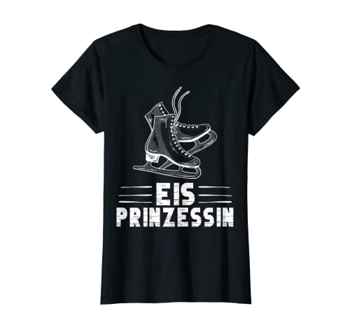 Eisprinzessin Eiskunstlaufen Schlittschuhe T-Shirt