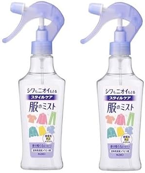 Style Care Clothing Mist for Wrinkle & Odor Care, Anti-Static Fabric Spray, Fresh Non-Lingering Scent, 200 ml / 6.76 fl oz 2, Made in Japan - Yummy-Yamaguchi Original Wipe Included
