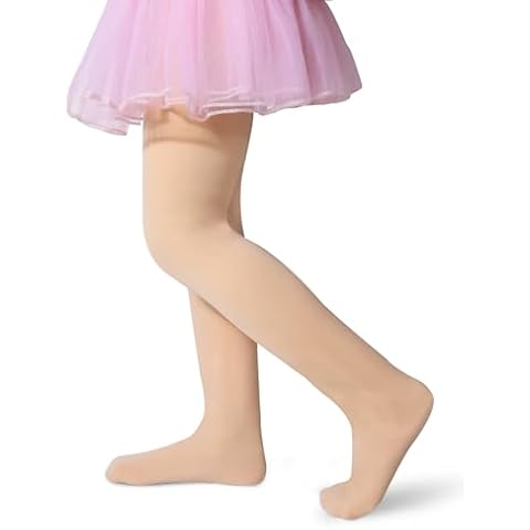 Henwarry Girls Thick Fleece Lined Tights Winter Warm Microfiber Cozy Tights (US, Age, 11 Years, 13 Years, A02-Nude) Cover