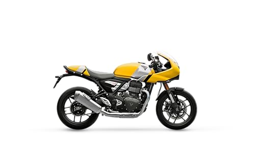 Image of TRIUMPH Thruxton 400 Motorcycle /Bike Metallic Racing Yellow Booking for Ex-Showroom Price