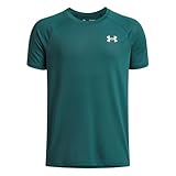 Under Armour Boys' Tech 2.0 Short-Sleeve T-Shirt, (338) Rack Green / / White, Medium