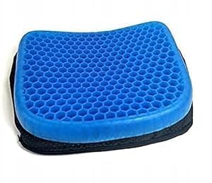 Image of Egg Seater, Cushion Seat Flex Pillow, Gel Orthopedic Seat Cushion Pad for Car, Office Chair with Non-Slip Cover, Cool Egg Chair Sea for Pressure Relief