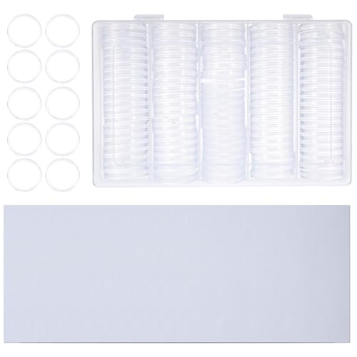 Set organizador para monedas DOITOOL con 100 portamonedas miniatura 1