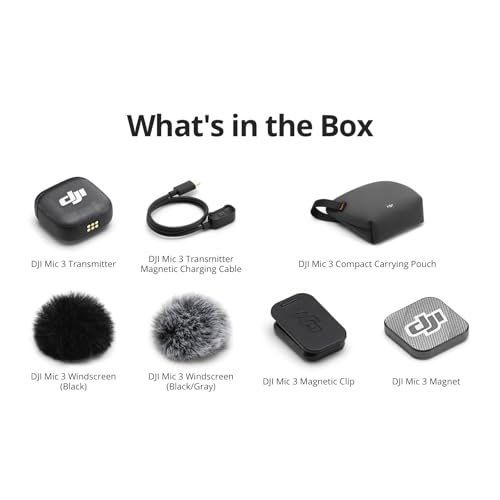 DJI Mic 3 Transmitter, Wireless Mini Mic for iPhone/Camera/Android - image 8