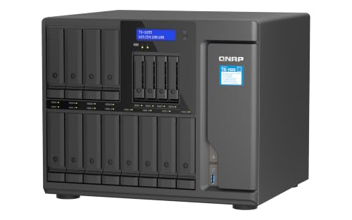 Image of QNAP TS-1655-8G-US 16 Bay Hybrid NAS | Intel 8-core processor, Dual 2.5GbE, High performance and high-capacity, Long-term availability