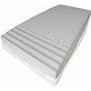 Dibapur ® Black: orthopedische koudschuimmatras/akoestisch schuim - H2 - (140x200x10 cm) zonder hoes - Made in Germany