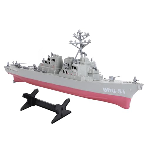 Bateau militaire décoratif Mipcase grand modèle de navire de guerre pour chambre d'enfant