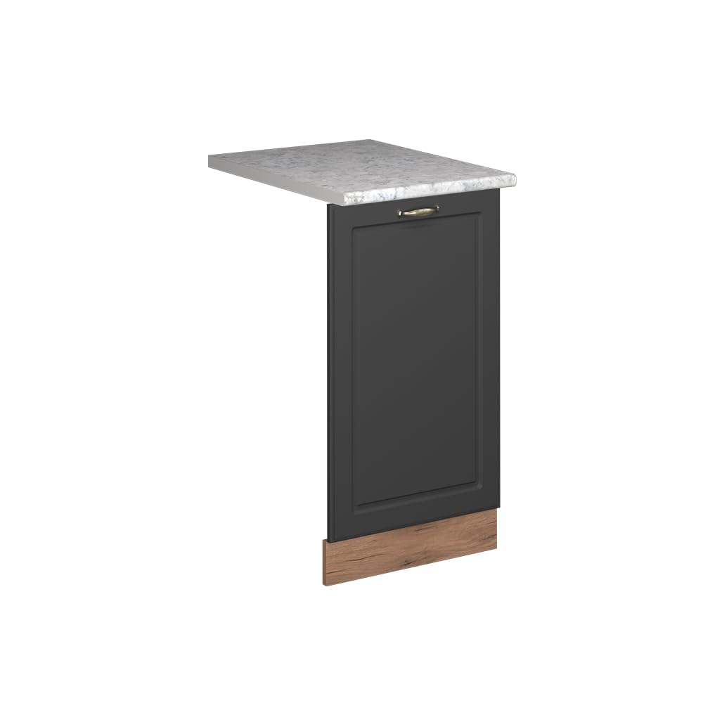 Vicco Panel przedni zmywarki "Fame-Line", Antracytowo-złoty, 45 cm | BP Marmur, à combiner avec d'autres modules de la série Fame-Line