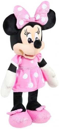 Disney Junior Mickey Mouse Large 19-inch Plush Minnie Mouse, Stuffed Animals, Pretend Play - Image 6