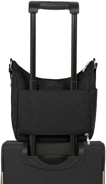 Baggallini womens Everywhere Bagg Crossbody Women 11x9 Lightweight Nylon Hobo Water-resistant Travel Bag W/Rfid - Image 12