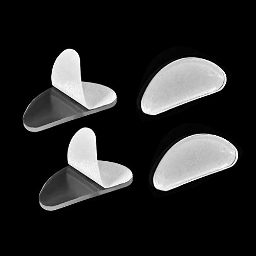 20 Paires Plaquettes de Nez en Silicone, Adhésif Plaquett Lunette, Protection Nez Antidérapant pour Lunettes et Lunettes de Soleil, Transparent - Image 8