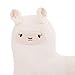 NoJo Shaped Plush Sherpa Decorative Pillow, 1 Count (Pack of 1), Llama-Ivory