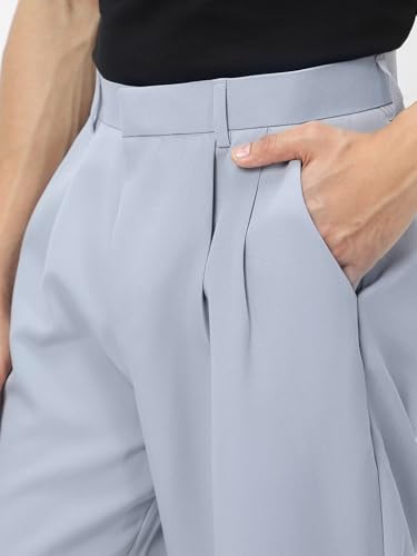 Image of Urbano Fashion Men's Loose Baggy Fit Solid Korean Pants Stretchable
