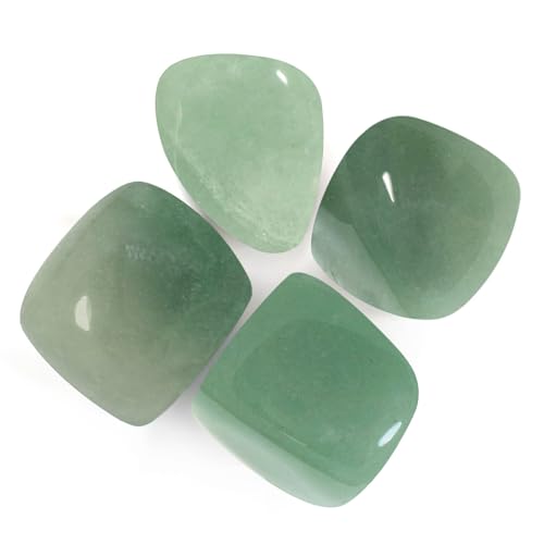 Image of Crystal Green Aventurine Tumble Stone | 50 gm Tumbled Gemstones | Reiki Healing Stones | Home Decor Pebbles | Aquarium Gravel | Garden & Table Decor